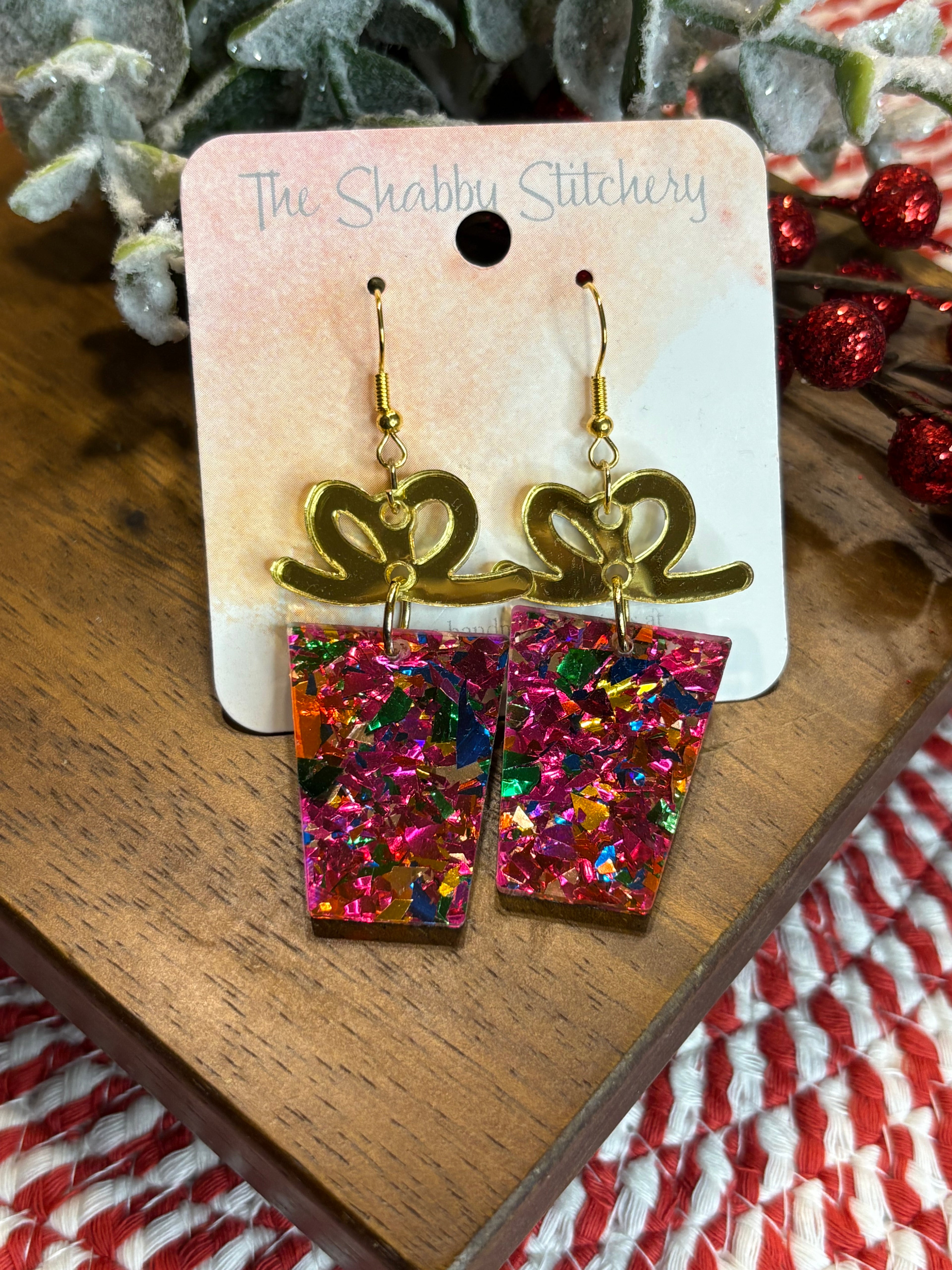 Confetti Glitter Gift Earrings