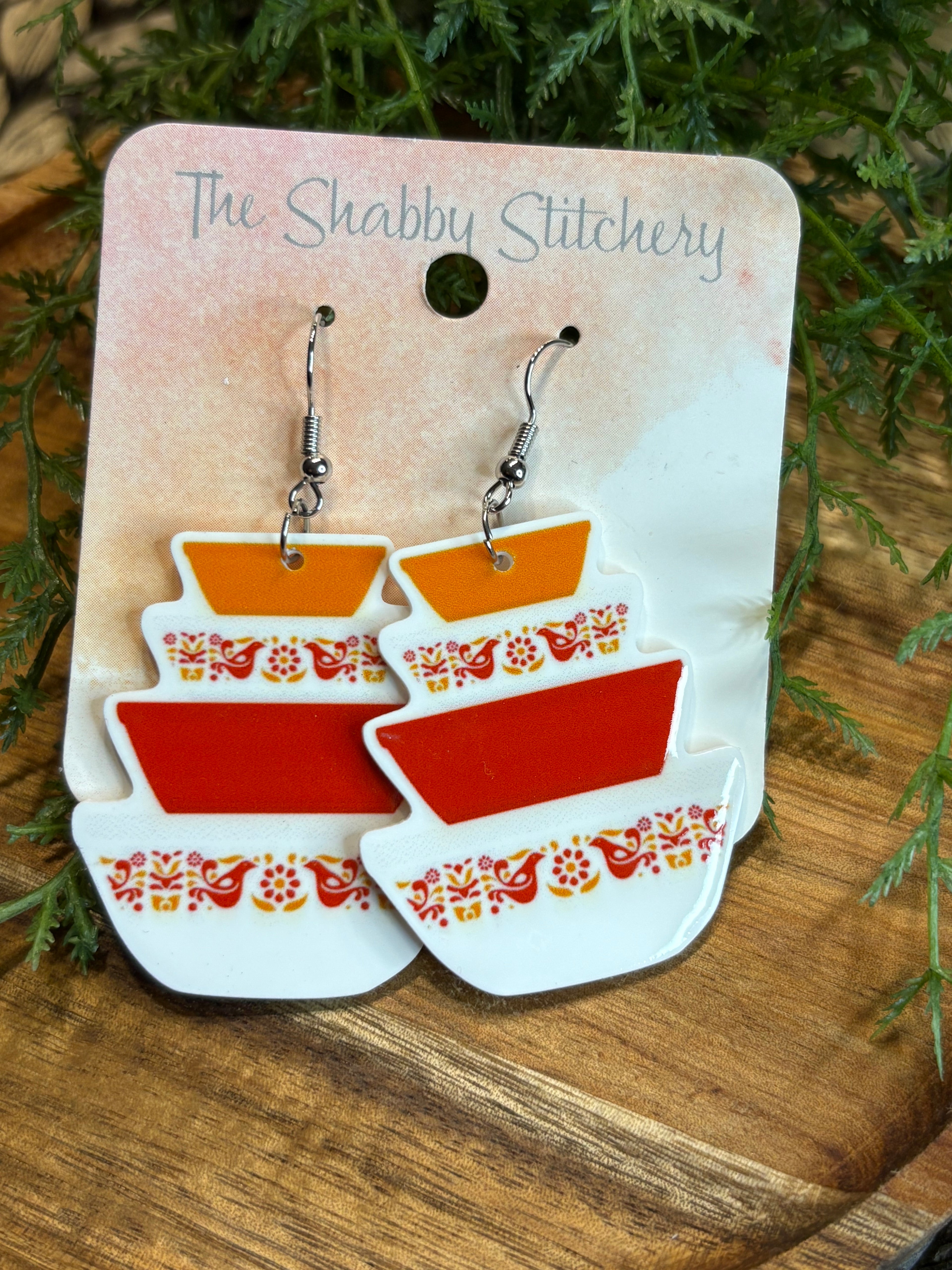 Vintage Bowls Earrings