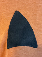 Corduroy Jack O Lantern on Sweatshirt