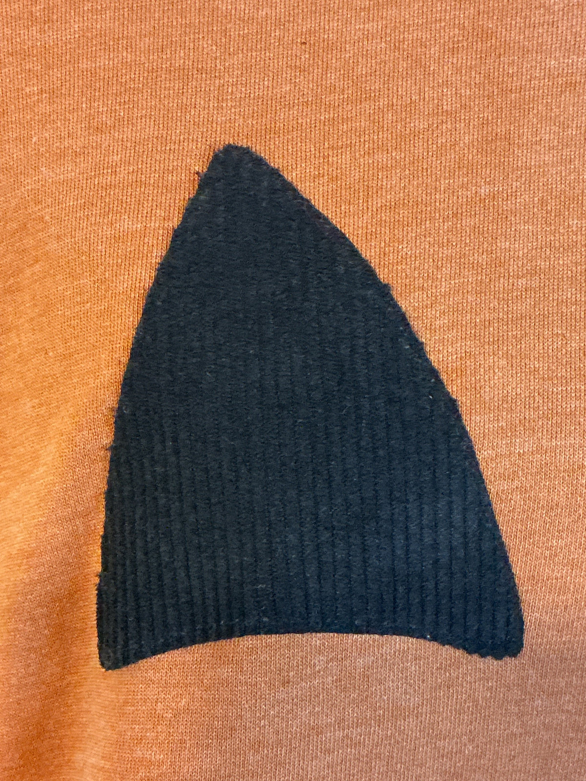 Corduroy Jack O Lantern on Sweatshirt