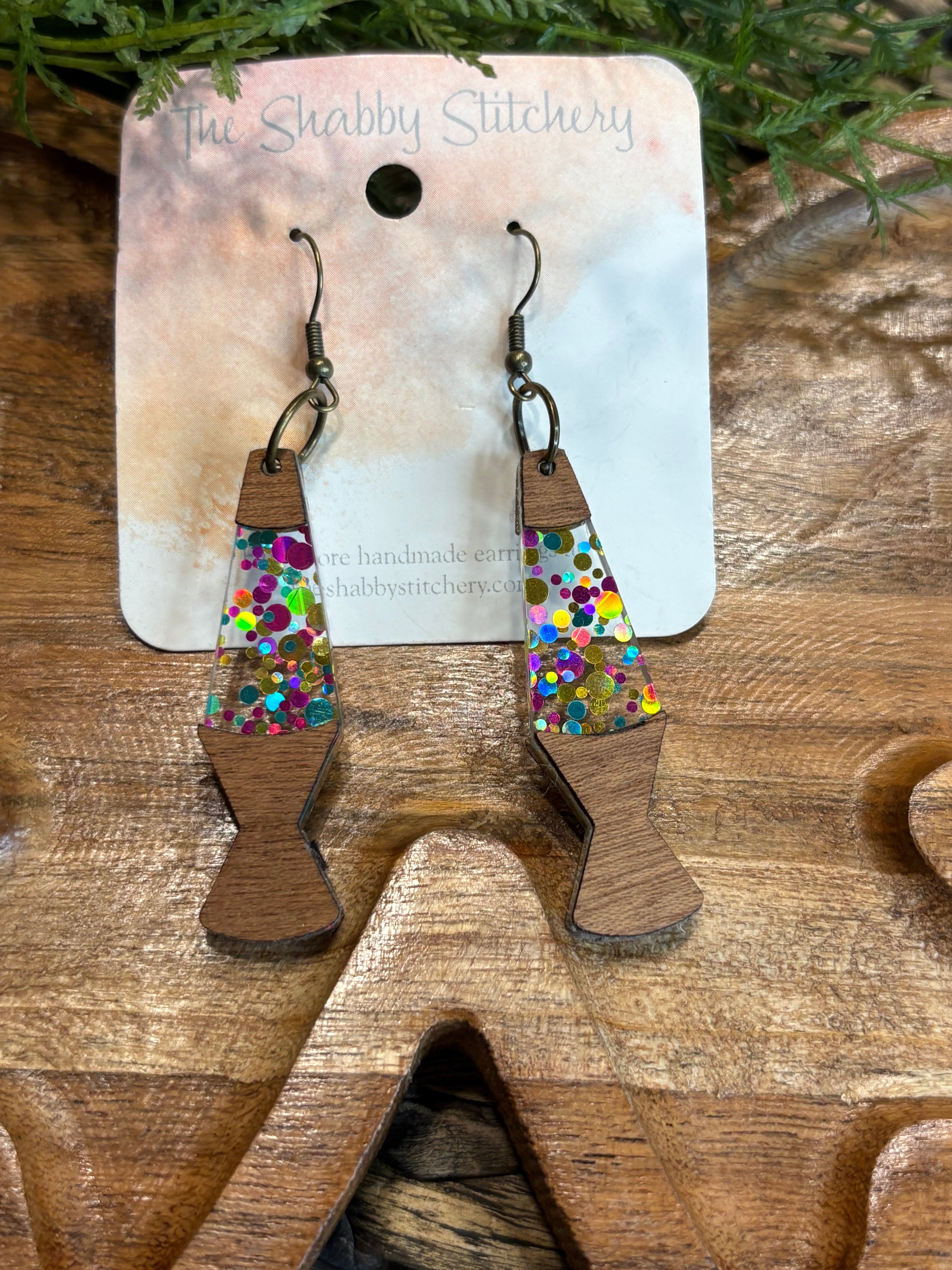 Lava Lamp Earrings