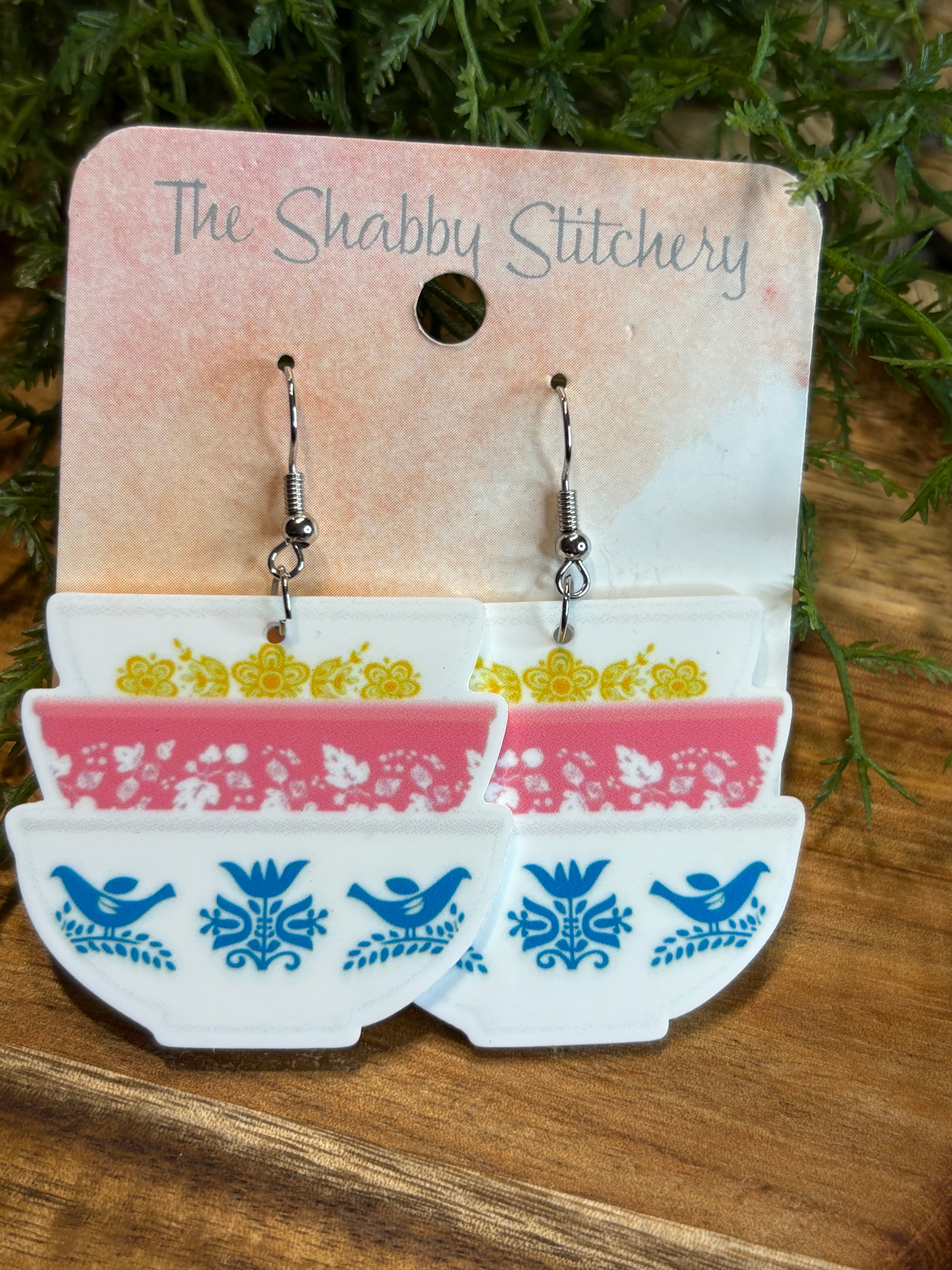 Vintage Bowls Earrings