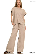 Ash Mocha Short Sleeve and Pant Set