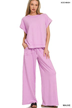 Ash Mocha Short Sleeve and Pant Set