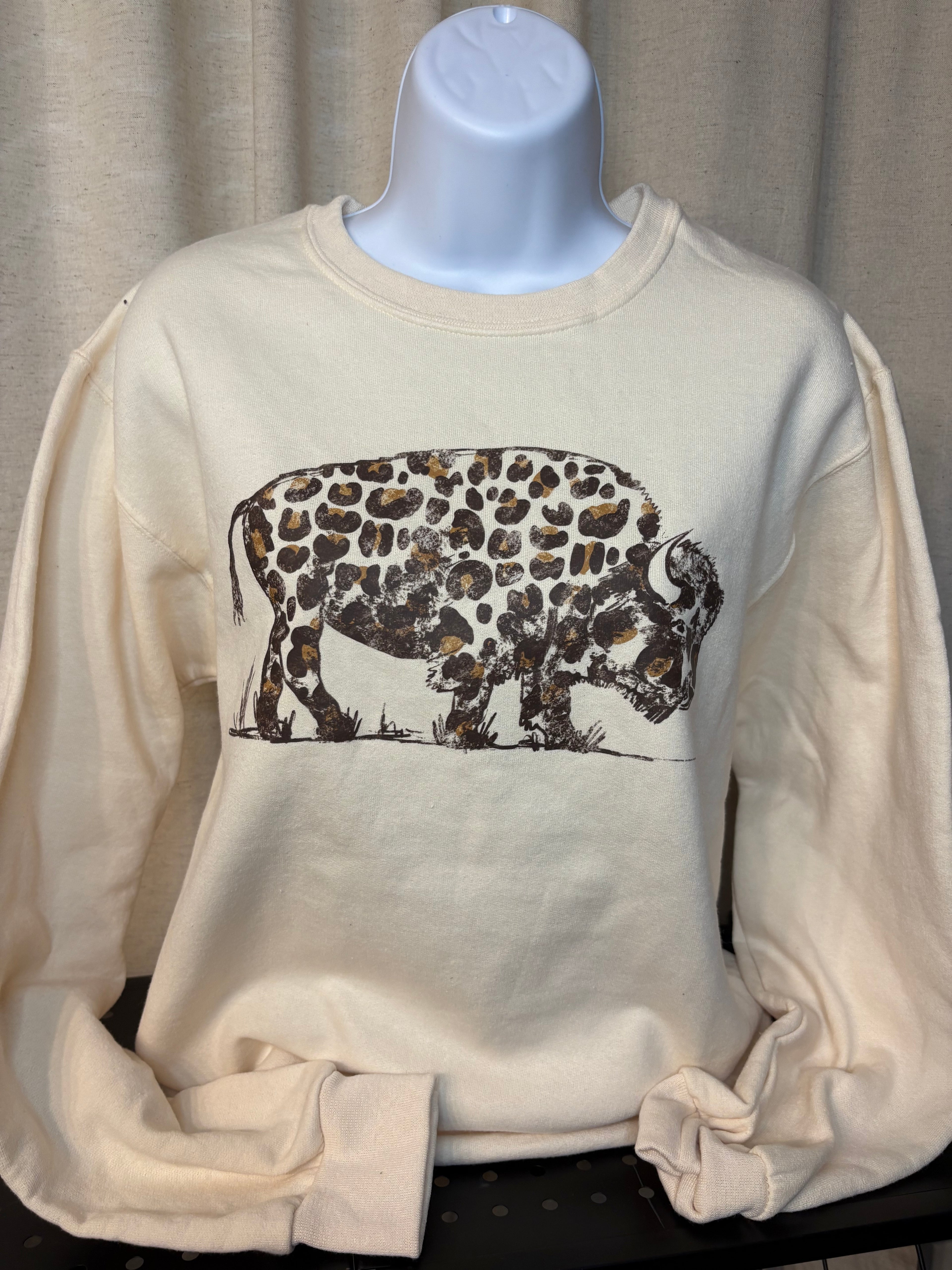 Leopard Buffalo Sweatshirt