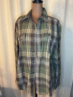 Upcycled Cow Flannel