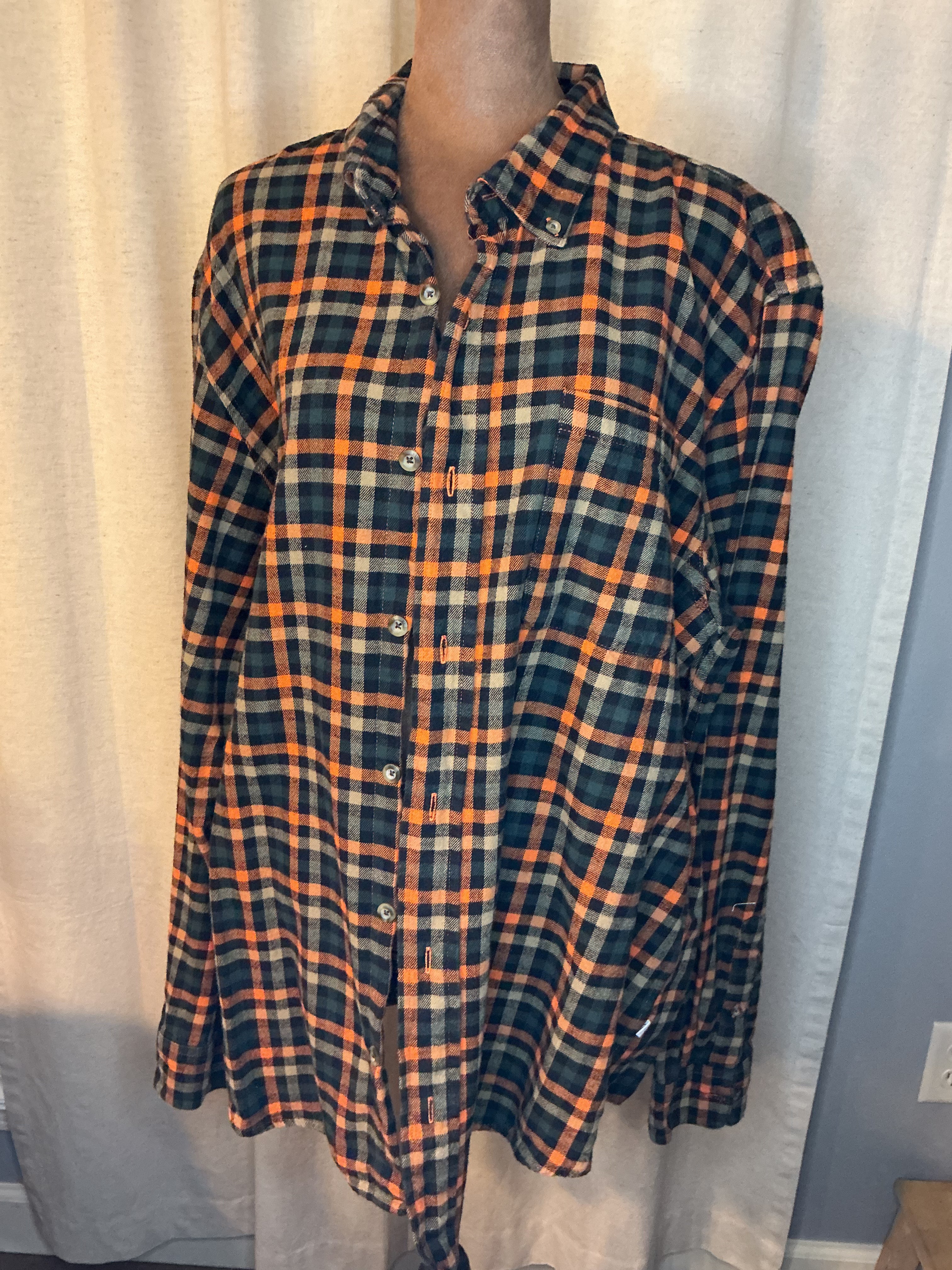 Upcycled Halloween Flannel