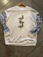 Camo Sleeve Duck Sweatshirt