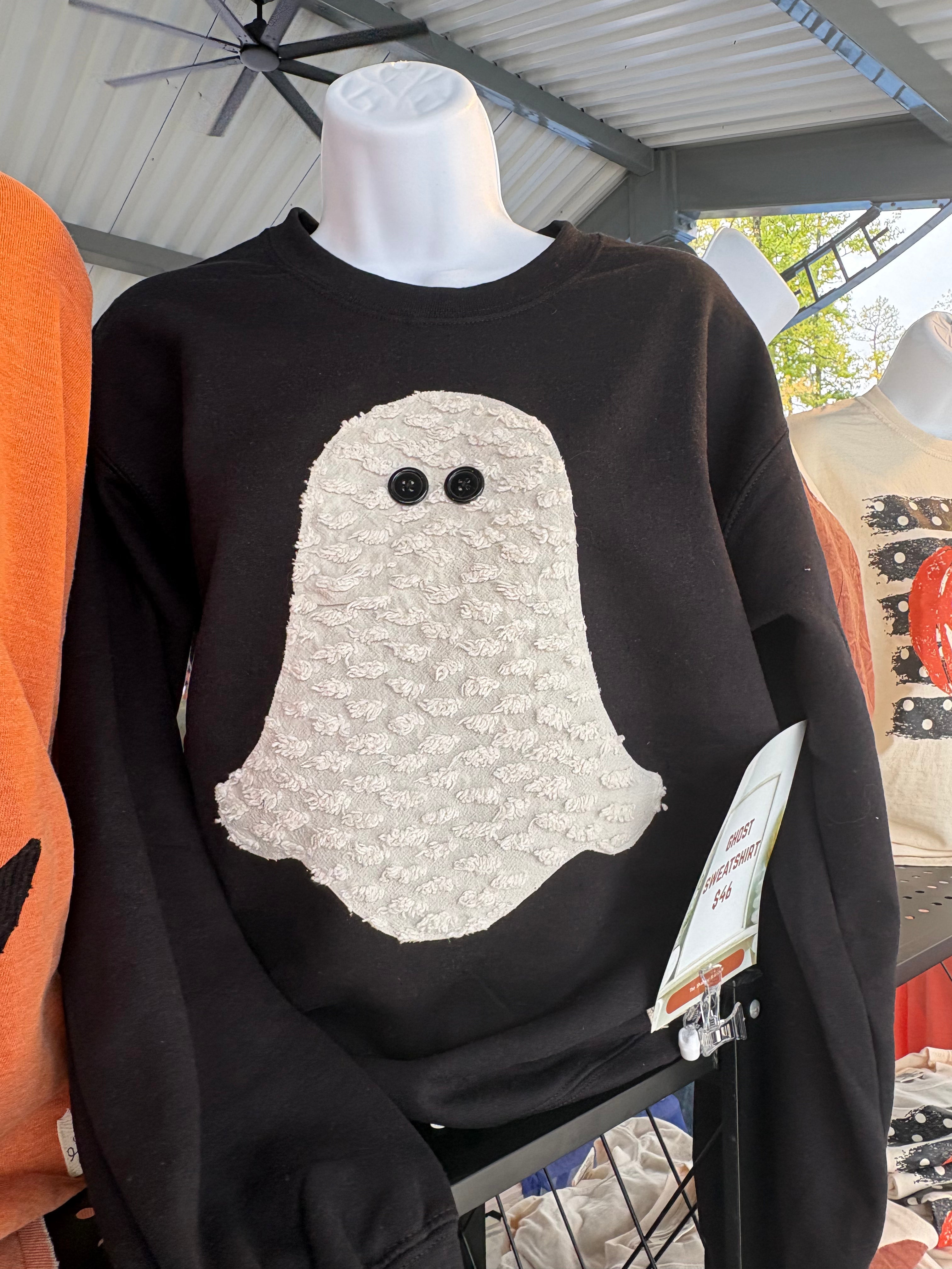Chenille Ghost Sweatshirt