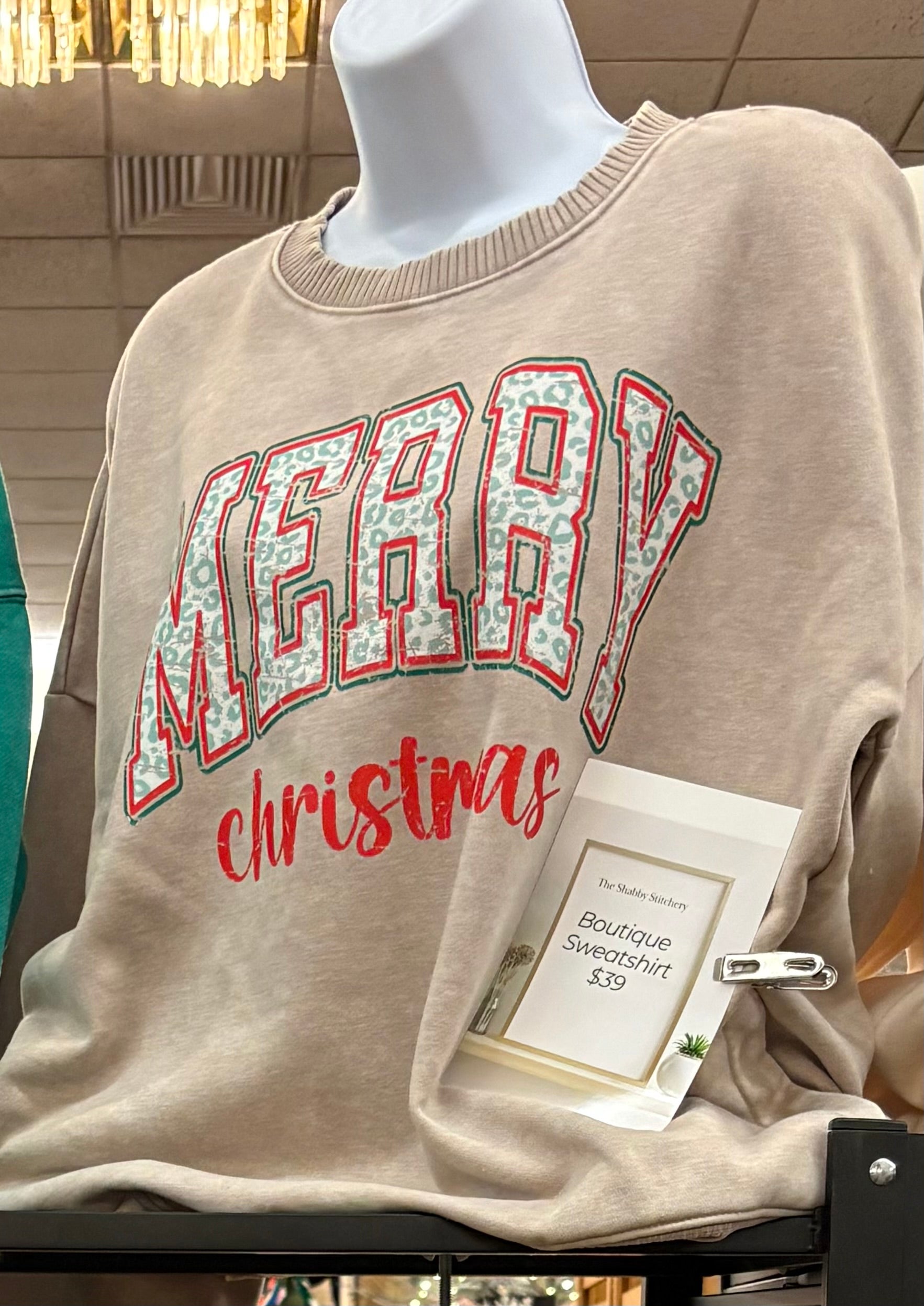 Merry Christmas Pocket Sweatshirt