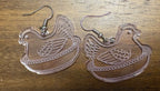 Hen on Nest Earrings