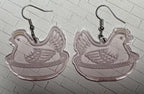 Hen on Nest Earrings