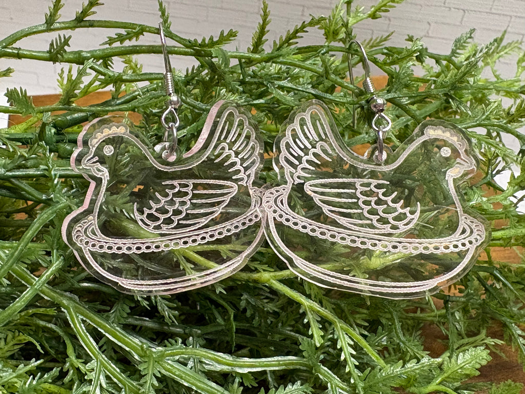 Hen on Nest Earrings