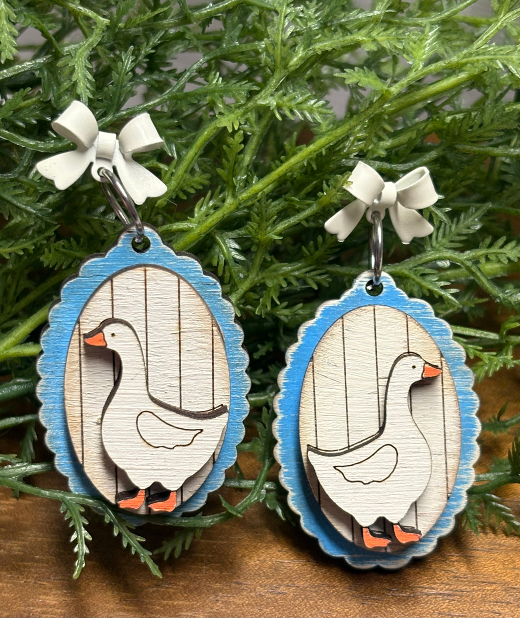 Goose Earrings